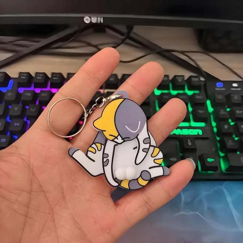 Mischief Cat - Interactuve Cat Keychain