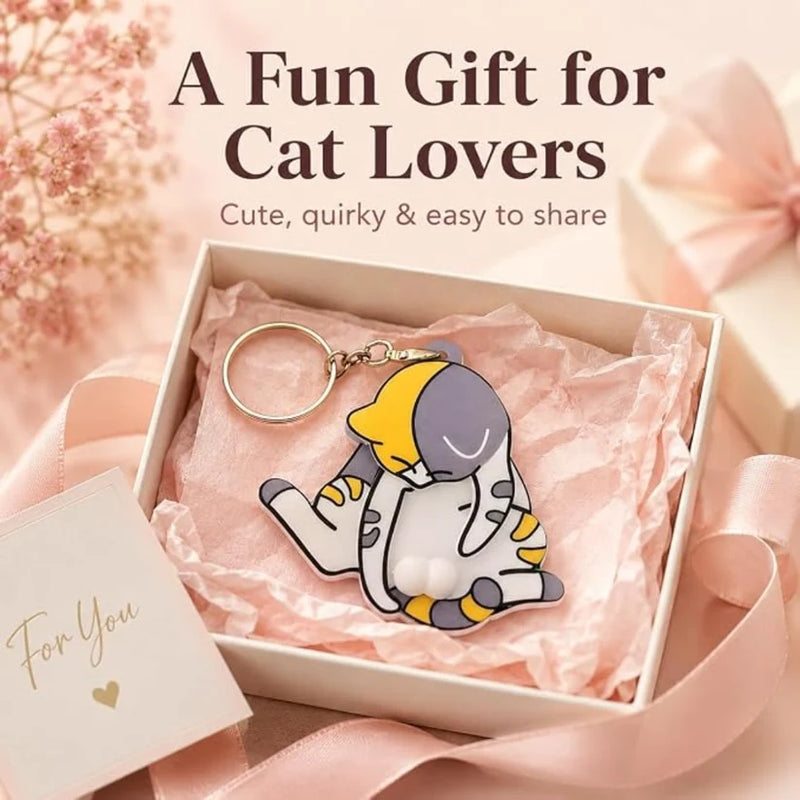 Mischief Cat - Interactuve Cat Keychain