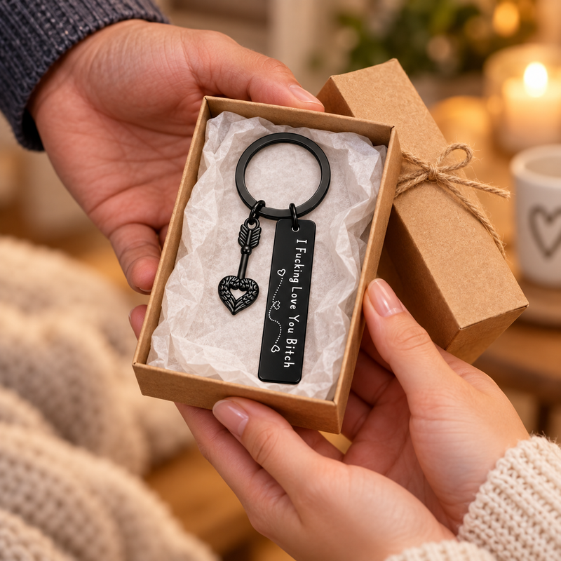 Stainless Steel Best Friend Keychain for Women Adults, 1" Diameter Sturdy Engraved Tag with Humorous Text, Christmas Birthday Gift for Female BFF to Strengthen Bonds (Car Exterior Decoration Accessory), Keychains