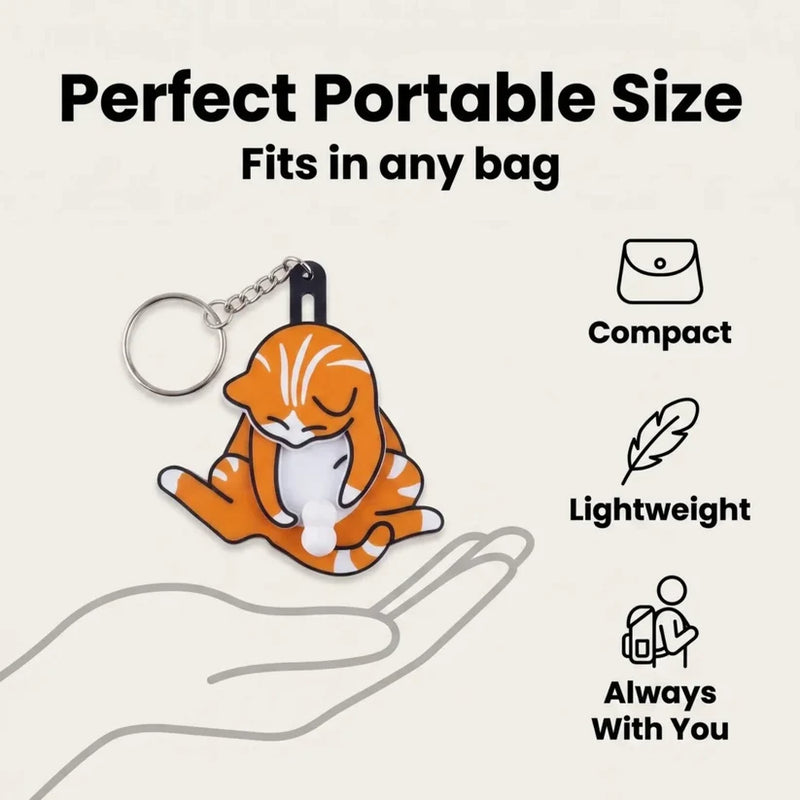 Mischief Cat - Interactuve Cat Keychain
